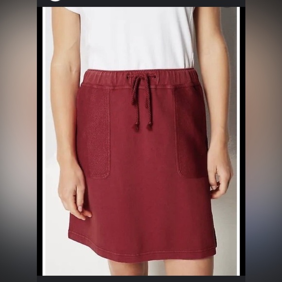 J. Jill Dresses & Skirts - J. Jill Cotton Terry Pull On Elastic Skirt. Size Medium.